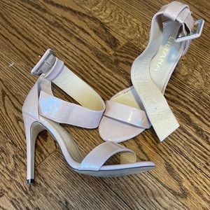 Nude/blush pink heels